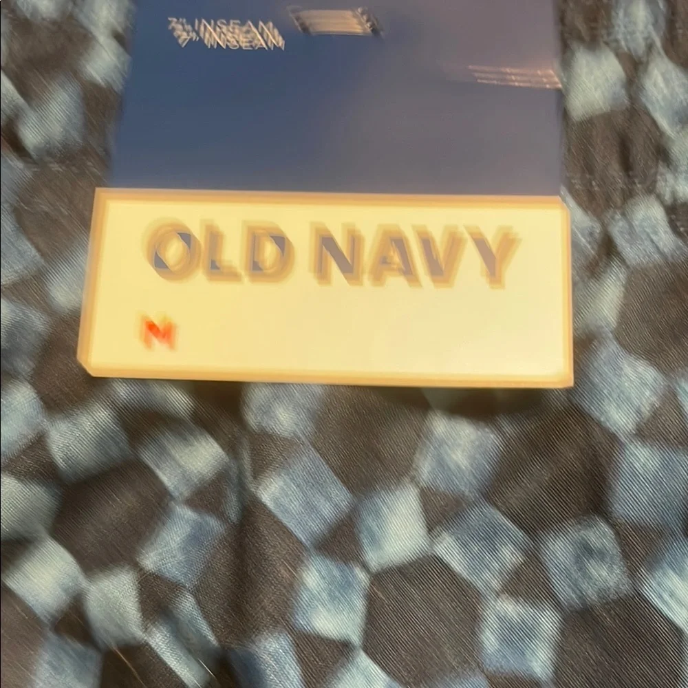 Old Navy Men's Blue Patterned Swim Shorts Size Medium Retail $29.99. NWT.